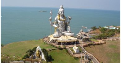 Second tallest statue of Lord Shiva in Murudeshwar temple in the world