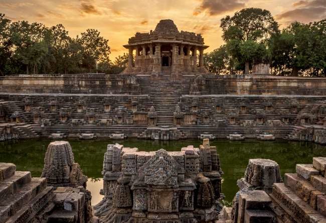 Modhera Soory Temple PM narendra modi shares beautiful video of conic sun temple in modhera