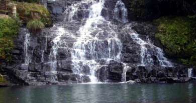 Spread eagle fall Shillong's widest waterfall,
