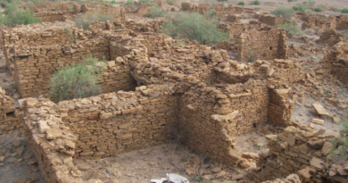 A village turned into ruins, people say ghostly village